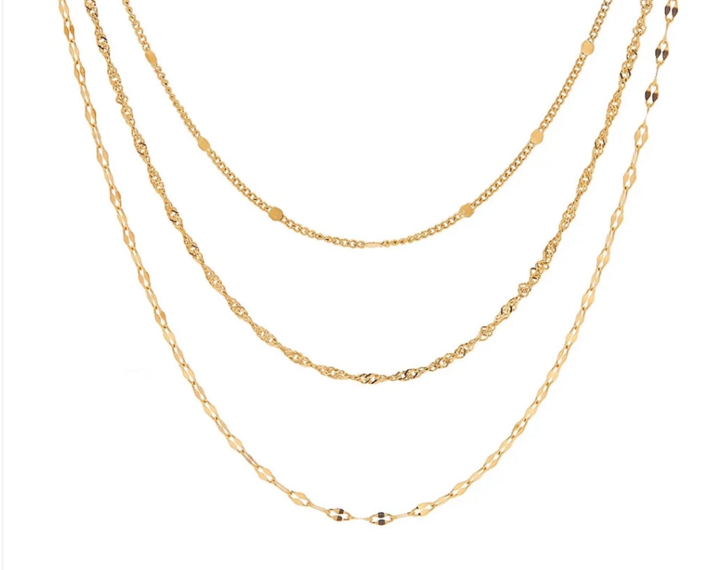 The It Triple Layered Necklace