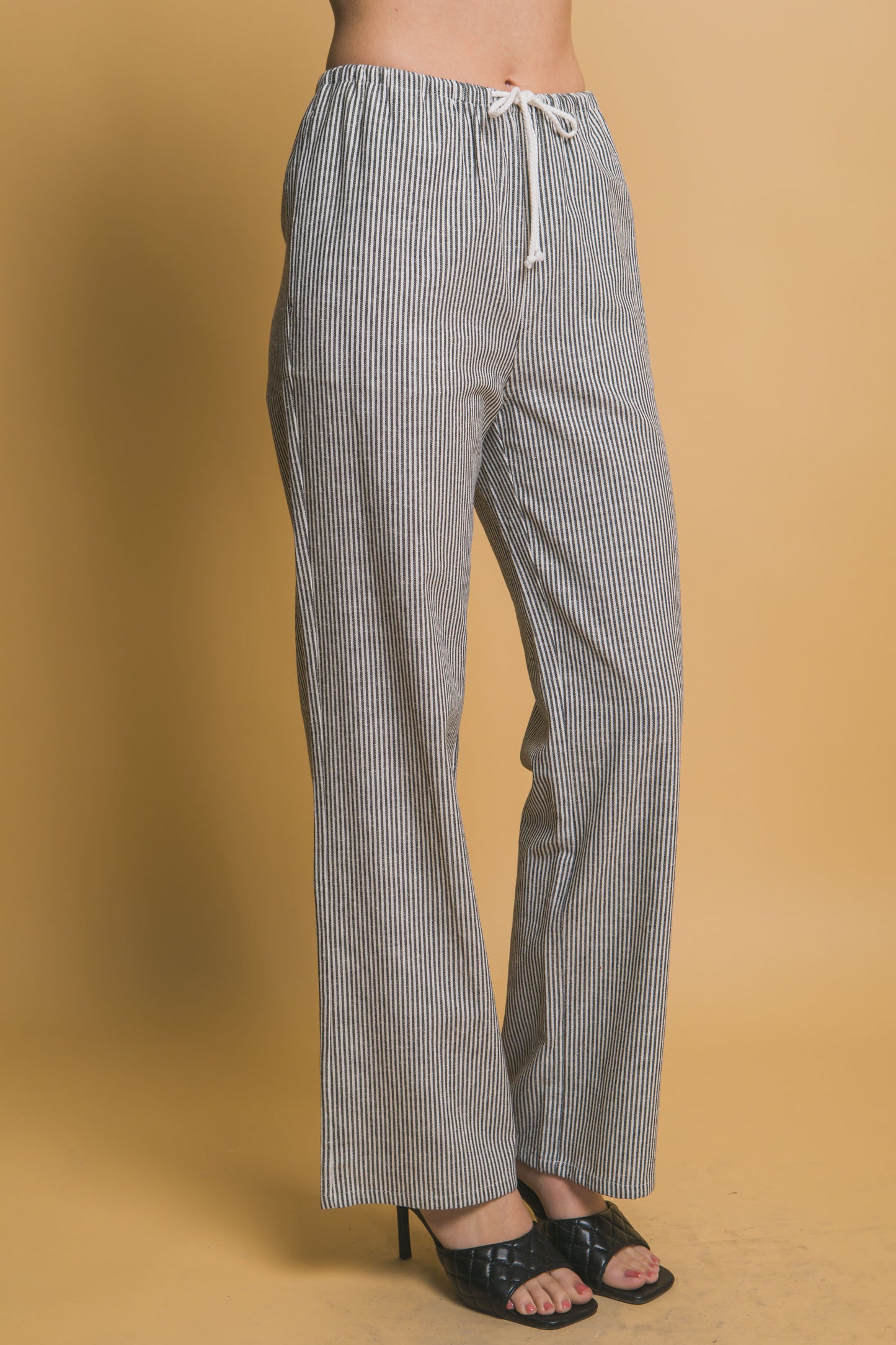 Linen Wide- Leg Pants