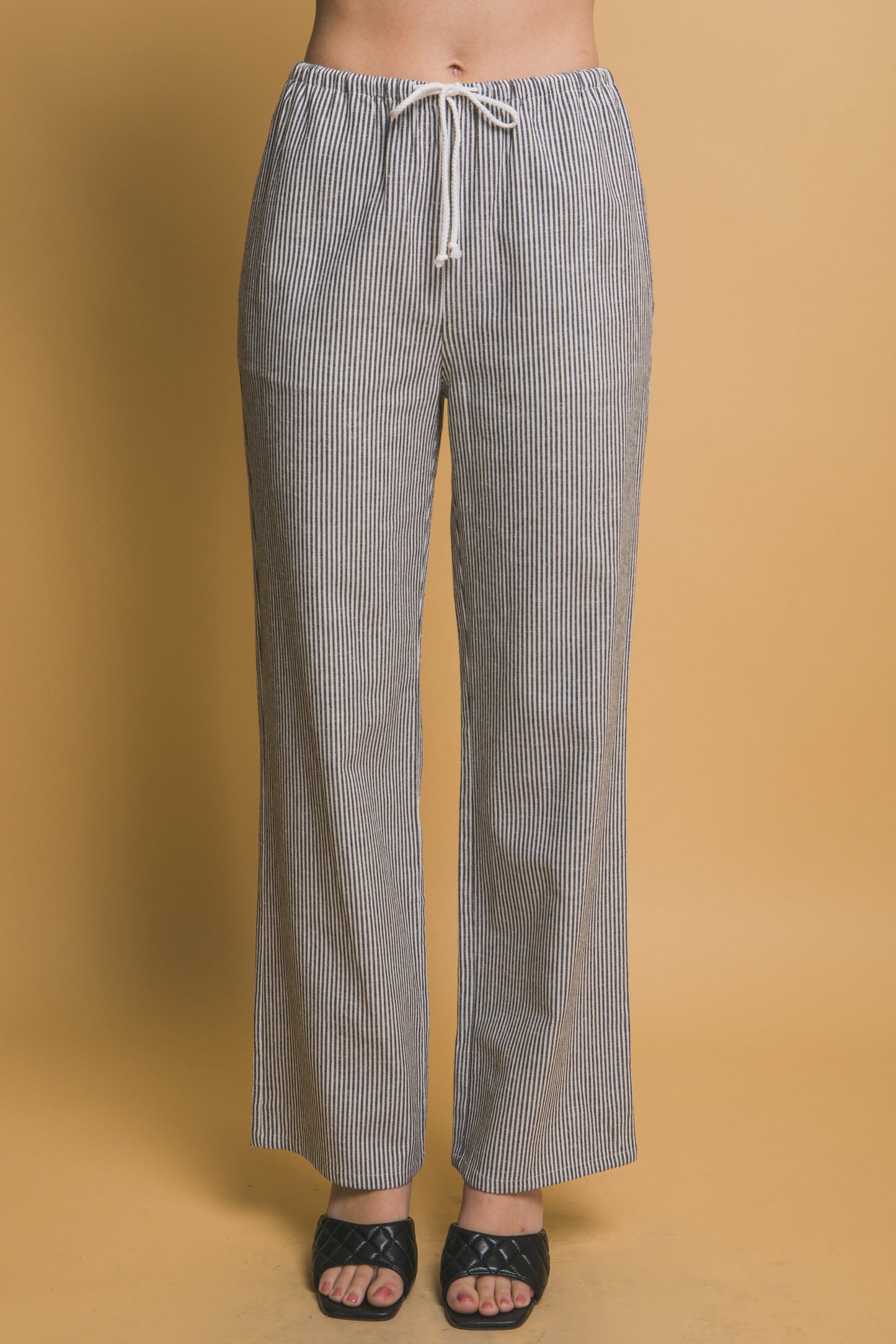 Linen Wide- Leg Pants