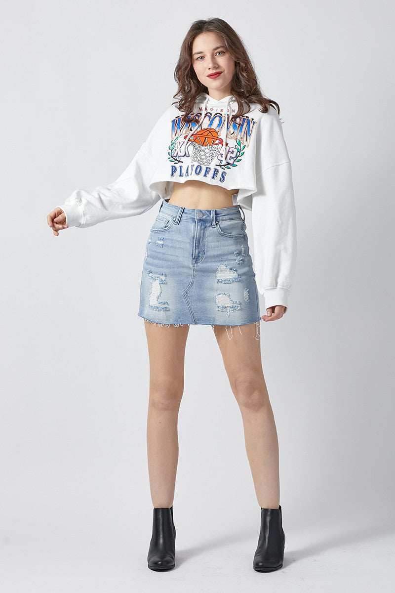 Light Denim Skirt
