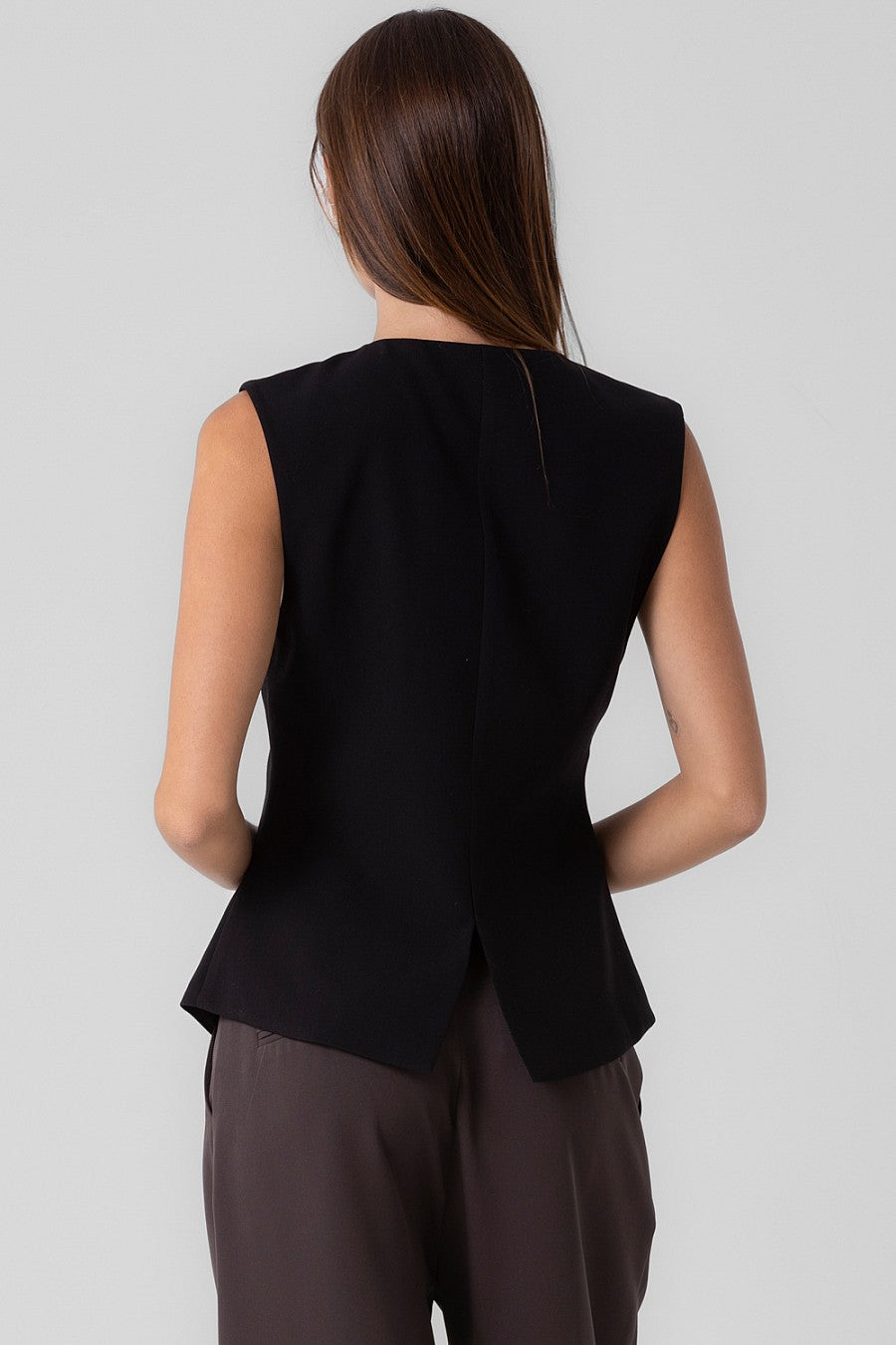 Buttoned Vest Top