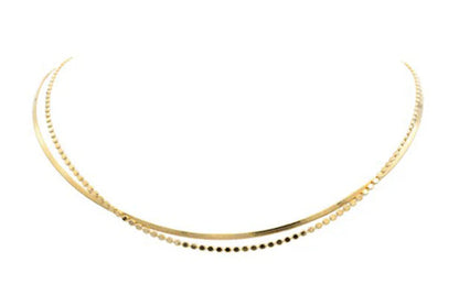 Gold Multi Strand Necklace