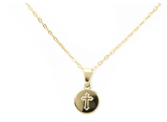 Cross Pendant Necklaces - Gold
