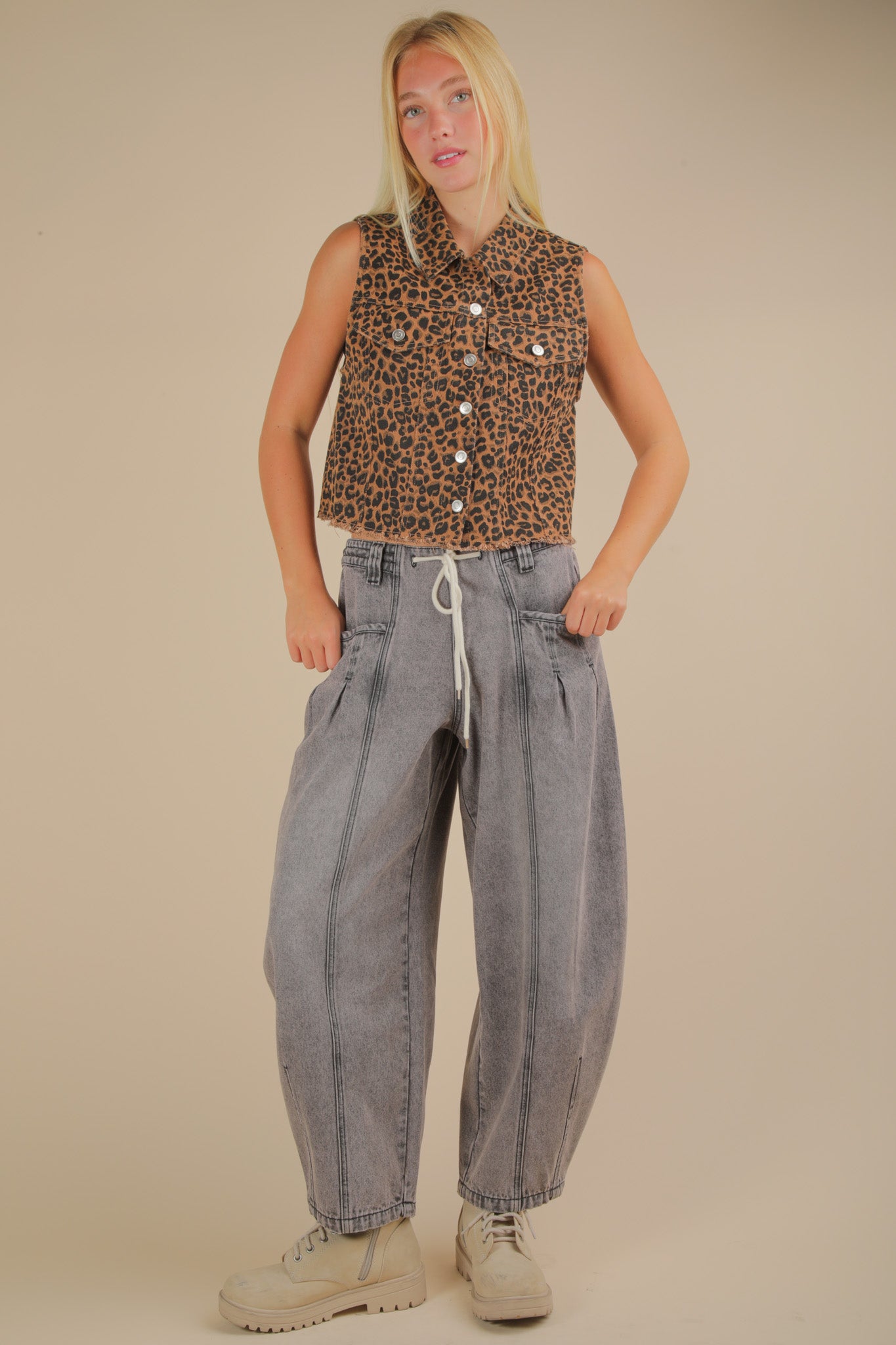 Leopard Printed Vest