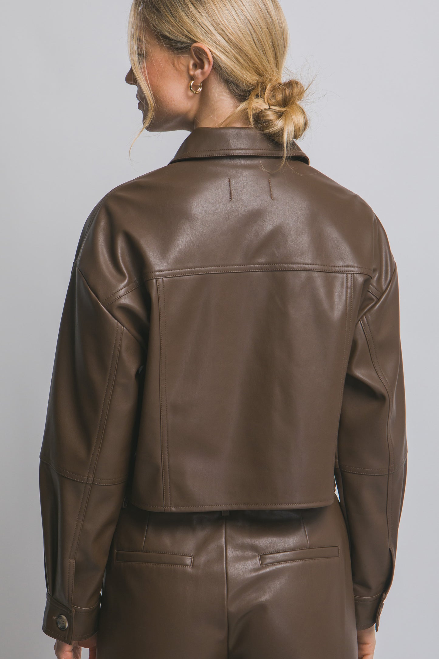 Faux Leather Jacket