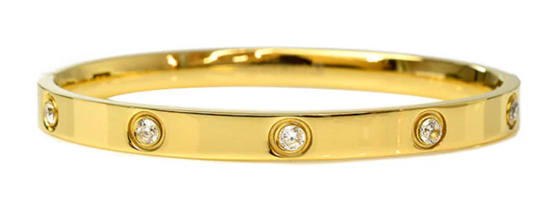 Gold Bangle Bracelet