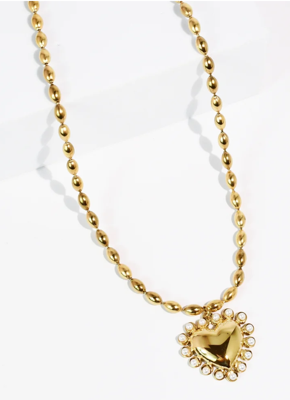 A Heart of Gold Necklace