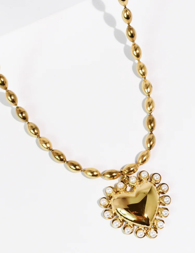 A Heart of Gold Necklace