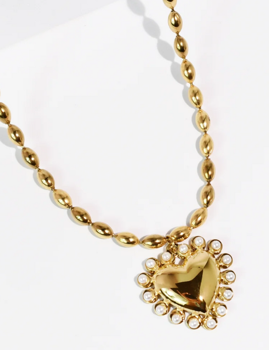A Heart of Gold Necklace