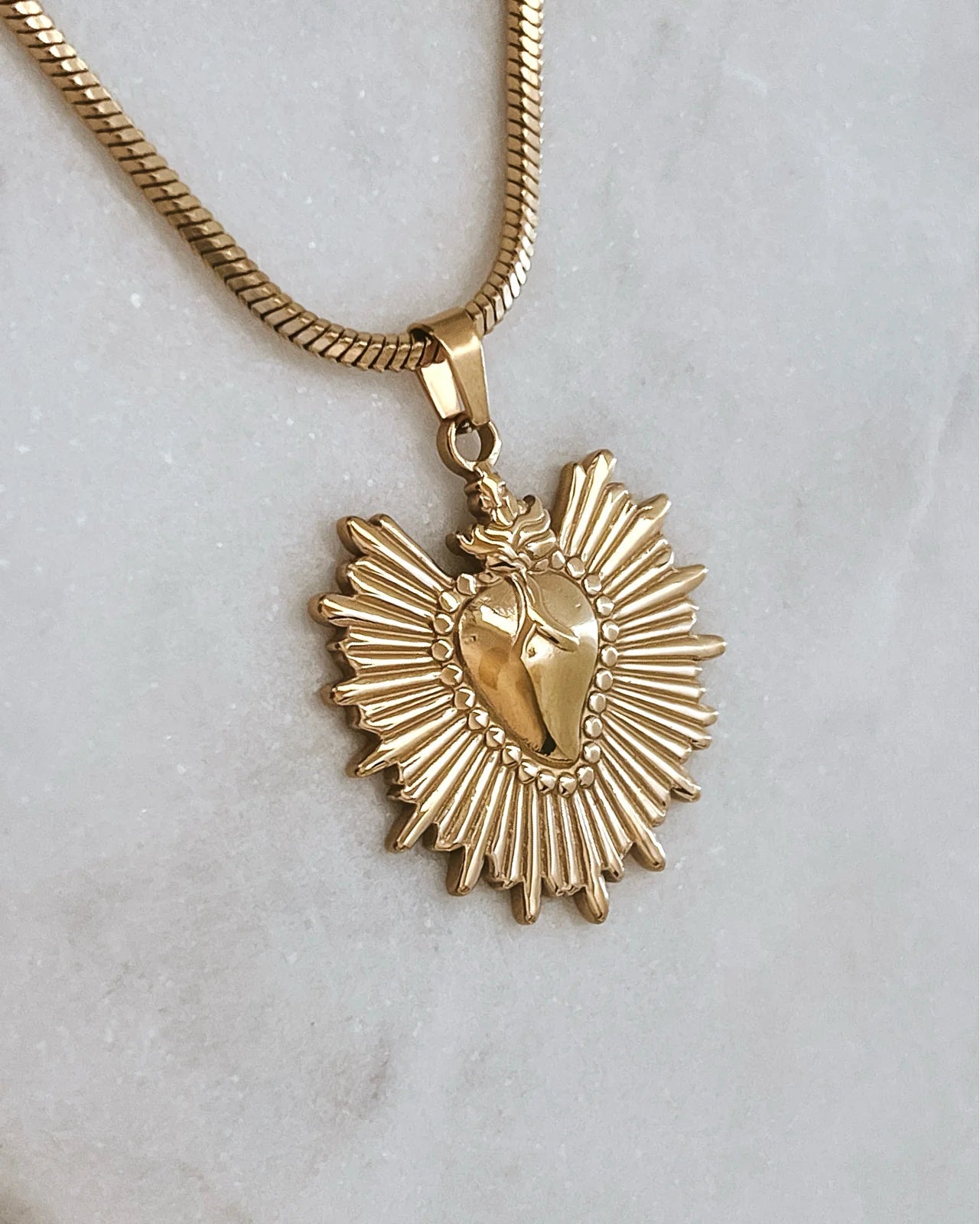 Bold Heart Necklace