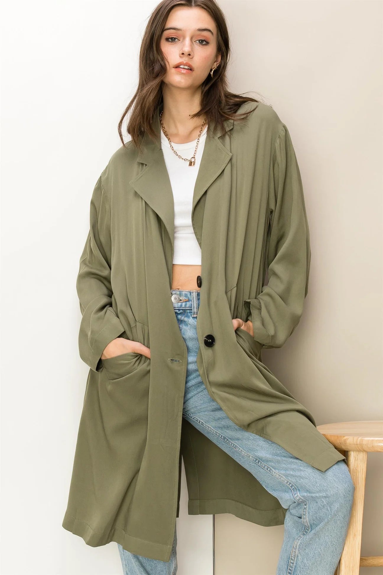Trench Coat Oversize - 3 Colors!