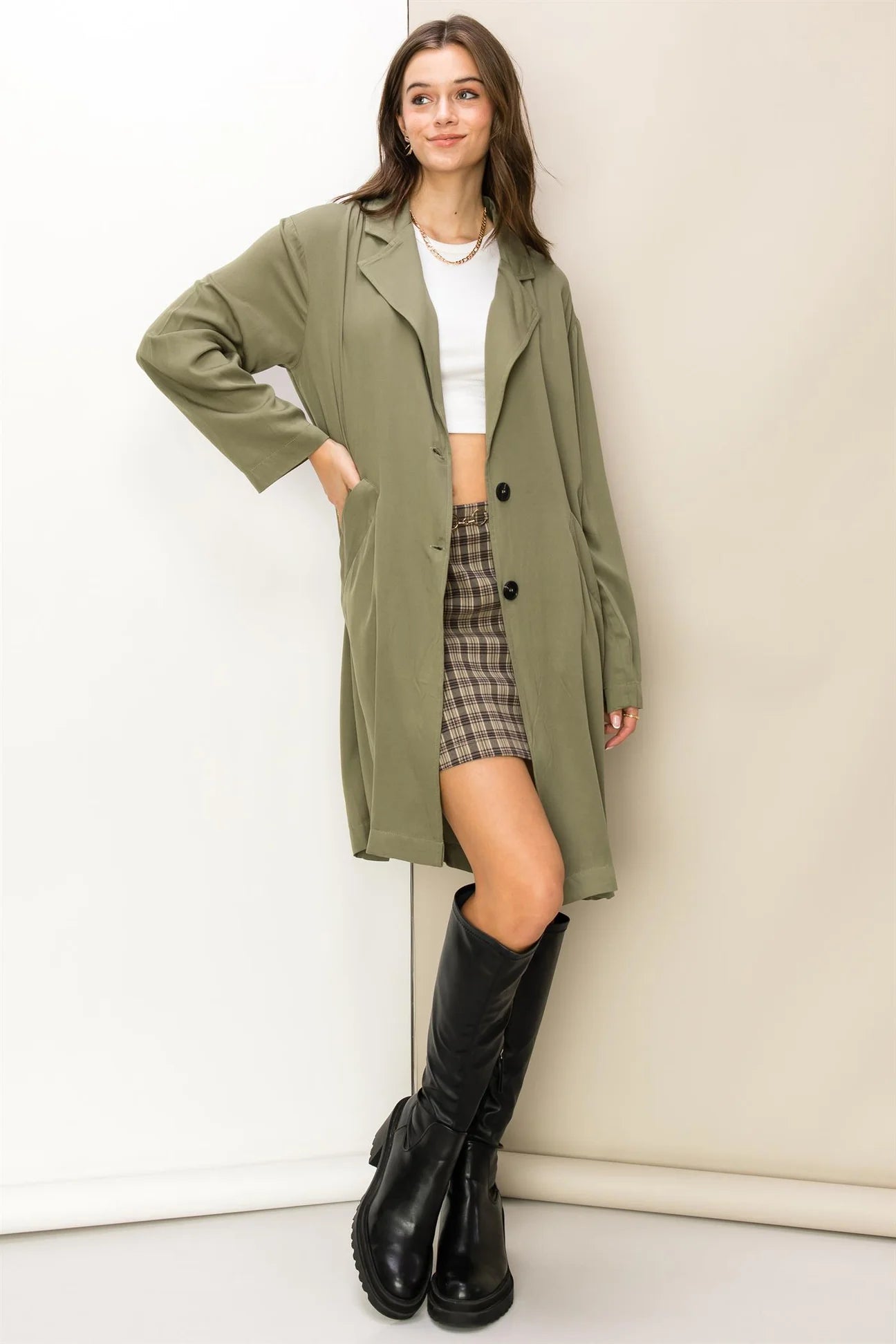 Trench Coat Oversize - 3 Colors!