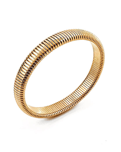 Thin coil Bangle Bracelet- 2 Colors!