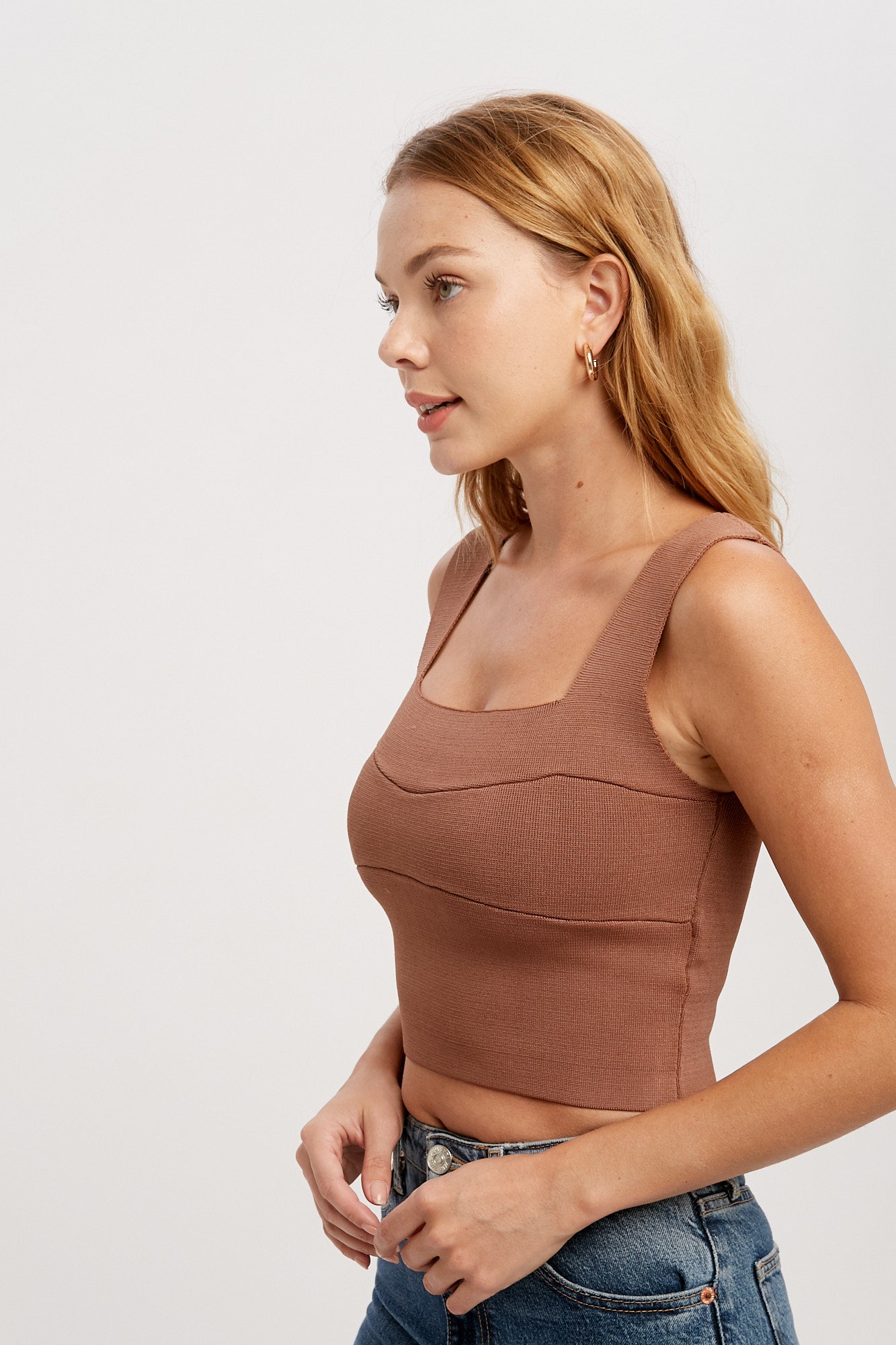 Wide Strap Brami Top