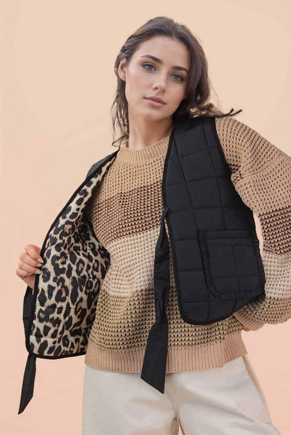 Leopard Quilt Vest