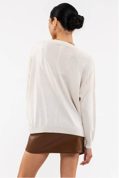 Extended Shoulder Sweater