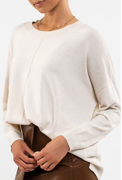 Extended Shoulder Sweater