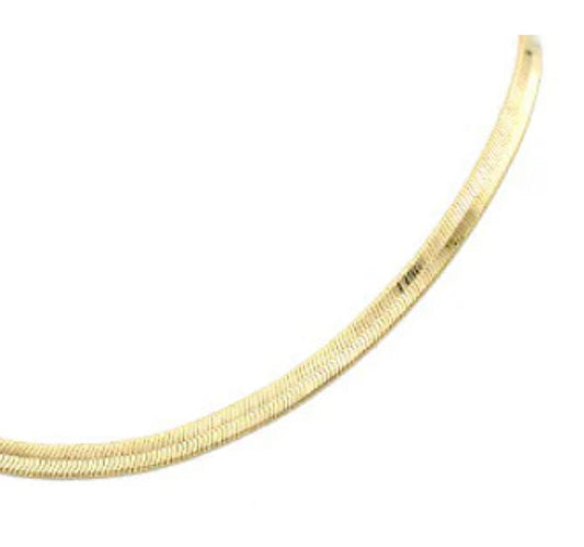 Gold Filled Herringbone Bracelet